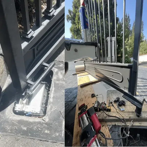 Underground hydraulic gate opener repair service in Hayward and Castro Valley