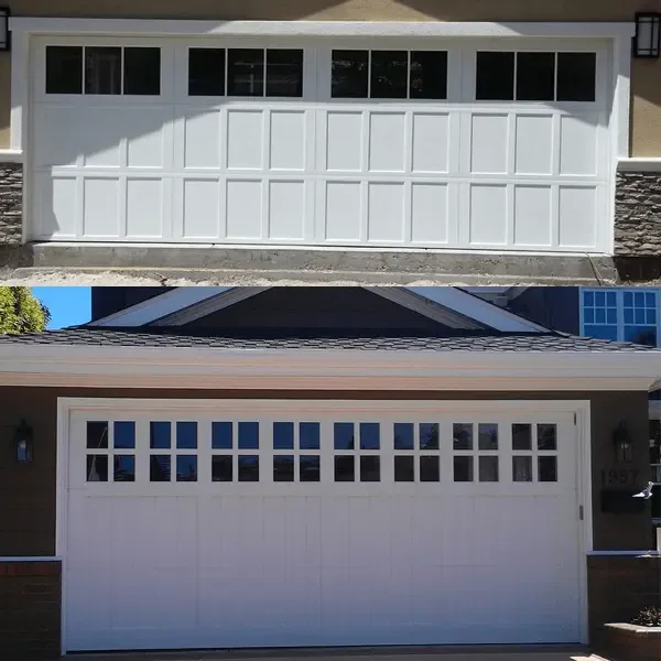 Full garage door replacement service in Hayward and Castro Valley