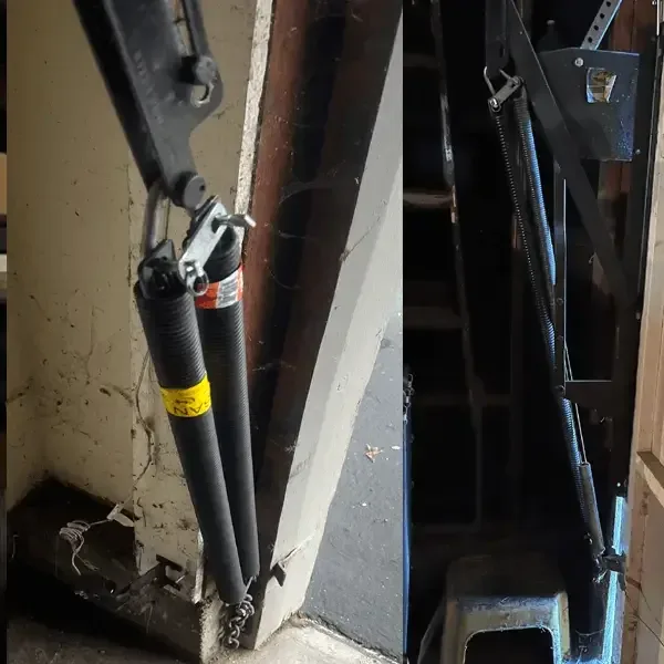 One-piece garage door spring replacement in Castro Valley CA