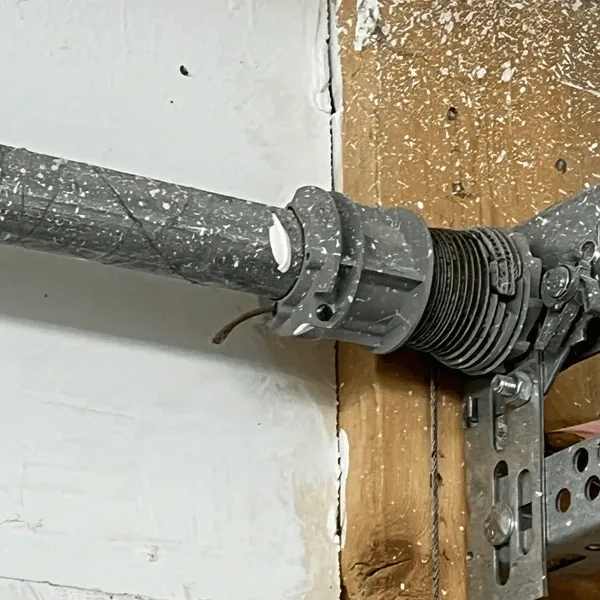 TorqueMaster torsion spring system repair for a residential garage door in Hayward