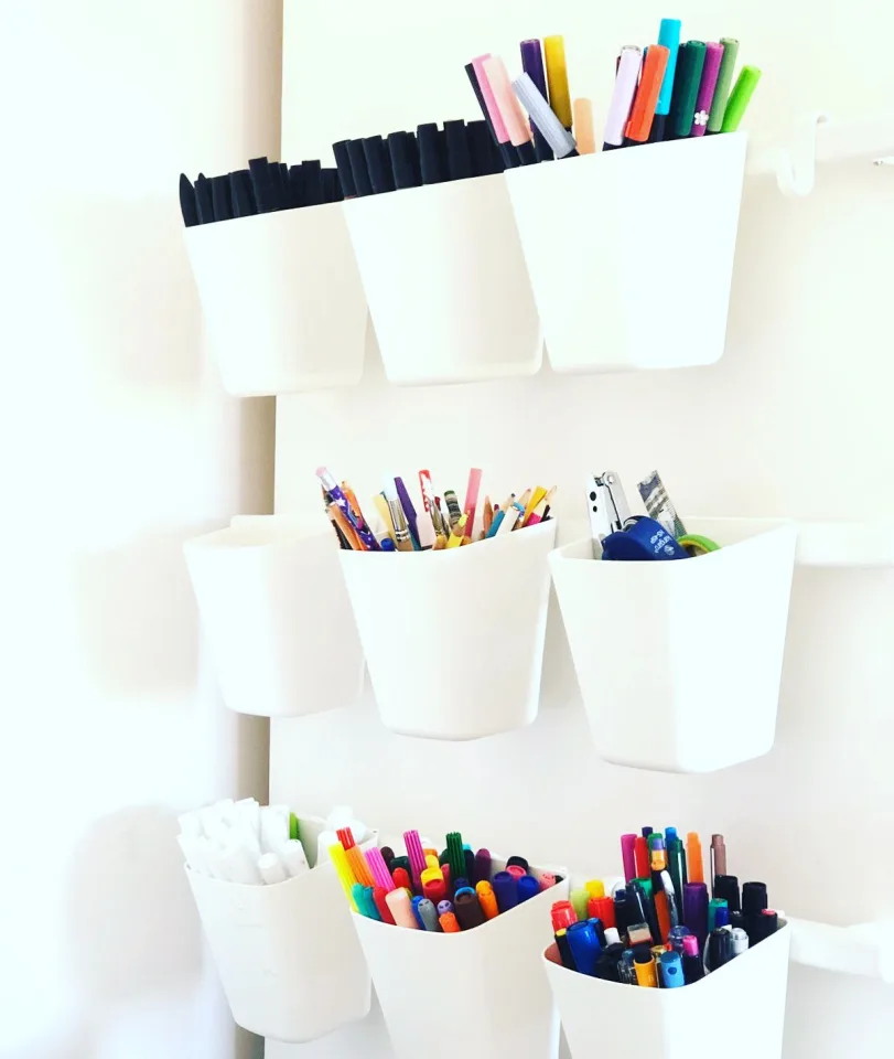 Playroom and craft supply organization for San Francisco families