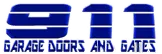 911 Garage Doors And Gates logo, licensed garage door and gate repair company in Hayward CA